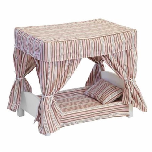 Wooden Doll Canopy Bed, White, 1 Smith’s Food and Drug