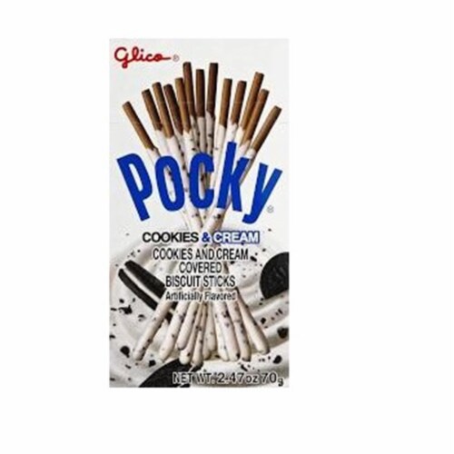 2.47 oz Snack Pocky Cooks & Cream - Pack of 10 Perspective: front