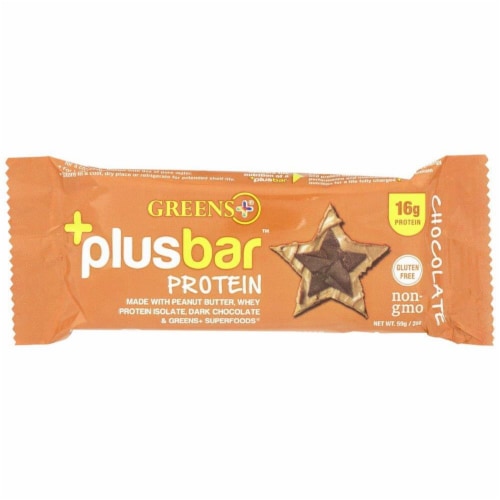 Greens Plus Chocolate Peanut Butter Protein Bar Perspective: front