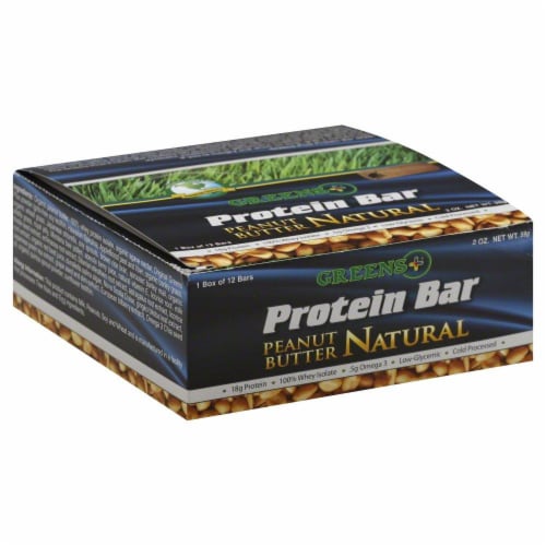 Greens Plus Peanut Butter Protein Bar Perspective: front