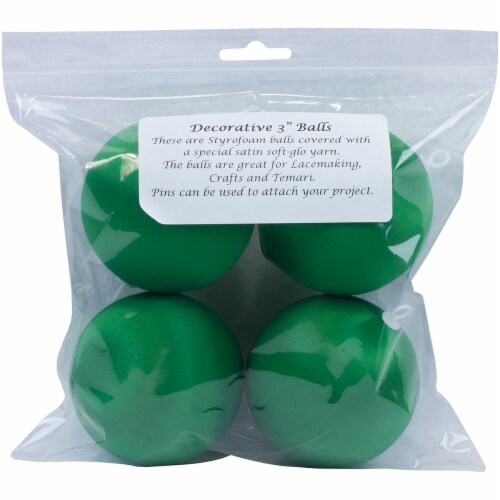 Handy Hands Decor Satin Covered Styrofoam Balls 3