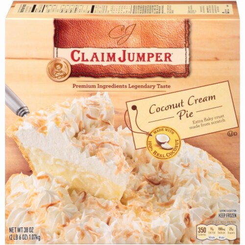 Claim Jumper Coconut Cream Pie Perspective: front