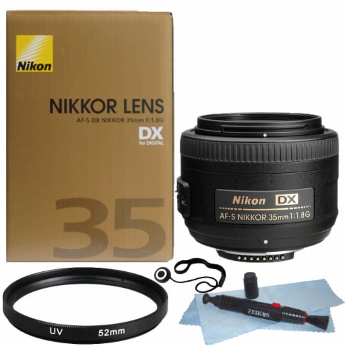 Nikon Af-s Dx Nikkor 35mm F/1.8g Lens + Bundle For Nikon D5600