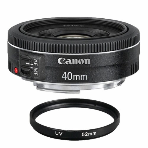 Canon Ef 40mm F/2.8 Stm Pancake Lens + Filter In Original