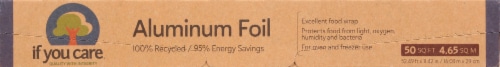 If You Care 100% Recycled Aluminum Foil Perspective: front