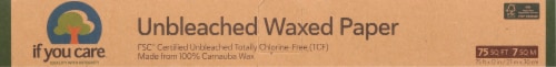 If You Care Unbleached Wax Paper Perspective: front