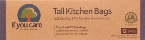 35 gallon trash bag, Certified