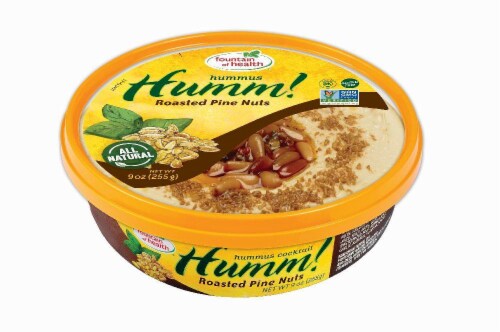 Garden Fresh Gourmet Roasted Pine Nut Hummus 9 oz Perspective: front