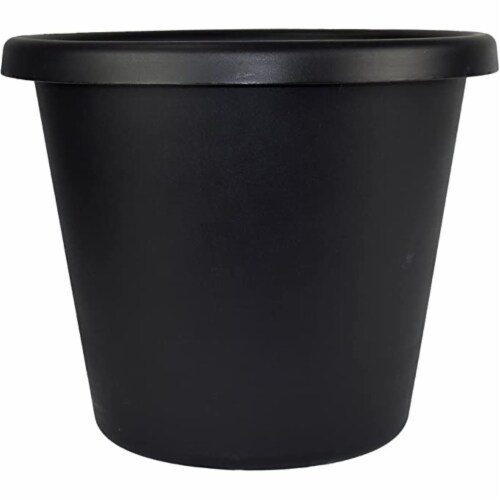Akro Mils LIA06000G18 6 in. Classic Pot, Black Perspective: front
