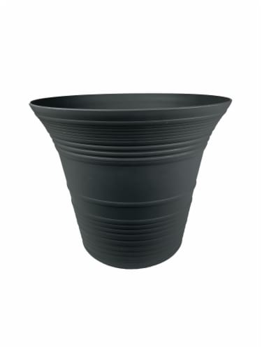 Akro-Mils Sedona Planter - Warm Gray Perspective: front