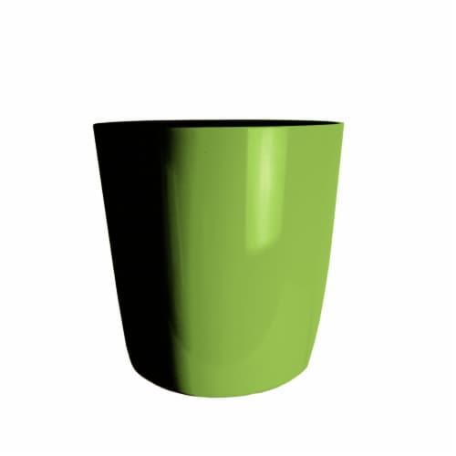The HC Companies Aria Round Planter - Fresh Avocado Perspective: front