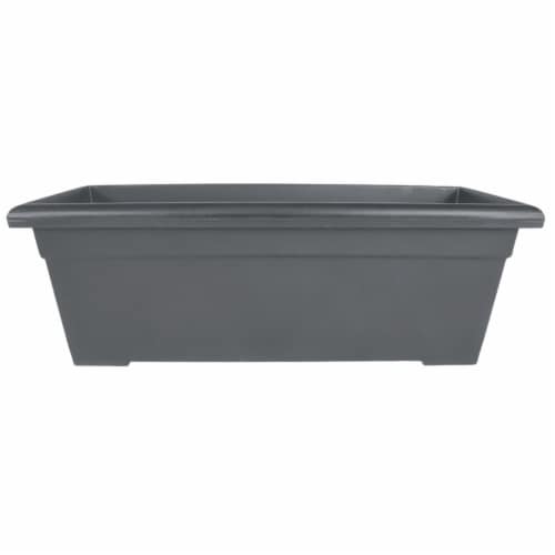 The HC Companies Warm Gray Romana Planter Perspective: front