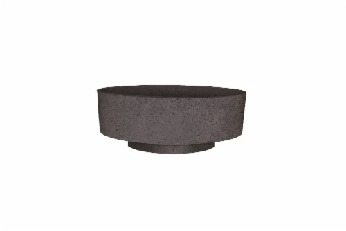 The HC Companies Capri Bowl - Faux Concrete Perspective: front