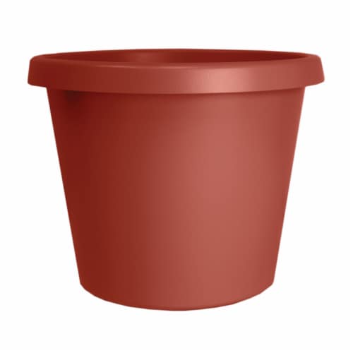 The HC Companies Prima Planter - Clay Perspective: front