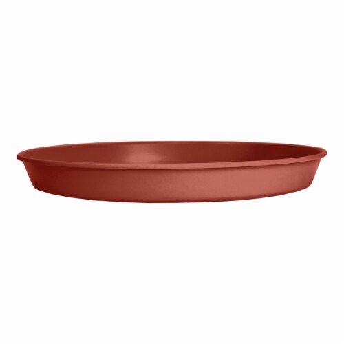 The HC Companies Prima Saucer - Clay Perspective: front