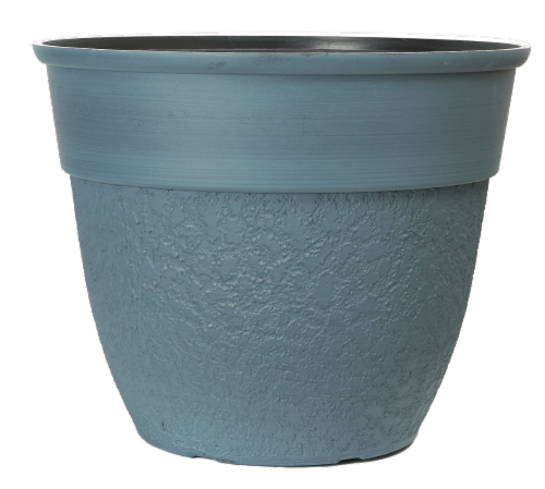 The HC Companies Brookhaven Washed Gray Planter Perspective: front
