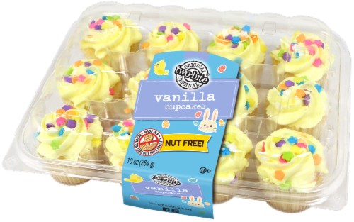 Two-Bite® Spring Vanilla Mini Cupcakes Perspective: front