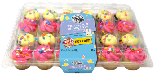 Two-Bite® Spring Assorted Mini Cupcakes Perspective: front
