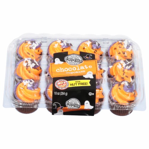 Original Two-Bite® Halloween Chocolate Cupcakes Perspective: front