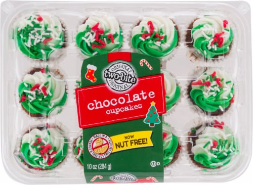 Two-Bite® Chocolate Cupcakes Perspective: front