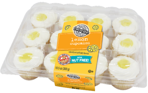 Two-Bite Lemon Cupcakes Perspective: front