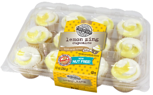 Two-Bite Lemon Zing Cupcakes Perspective: front