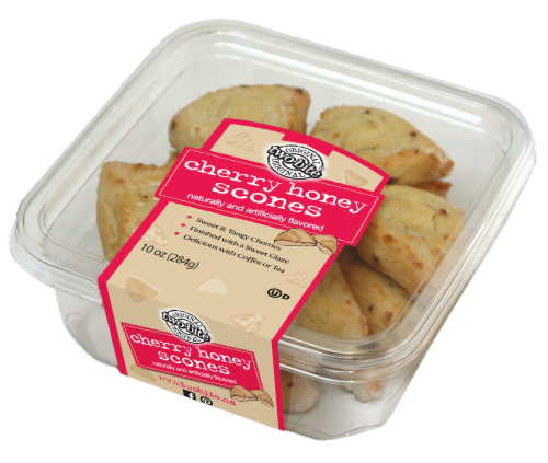 Two-Bite® Cherry Honey Scones Perspective: front