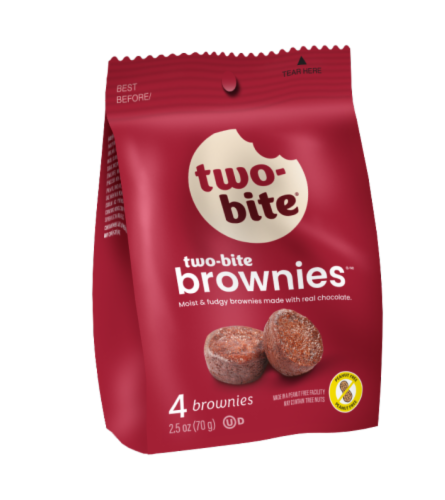 Two-Bite® Brownies Snack Pack Perspective: front