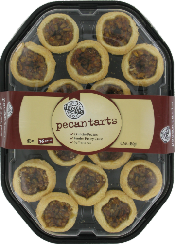 Two-Bite Pecan Tart Party Tray Perspective: front
