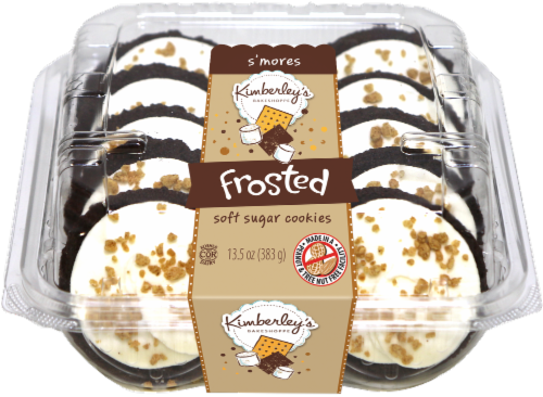 Kimberley's Bakeshoppe Frosted Soft Smore's Sugar Cookies Perspective: front