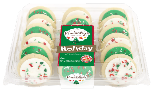 Kimberley's Bakeshoppe Vanilla Frosted Cookies Perspective: front
