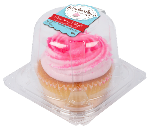Kimberley's Bakeshoppe® Strawberry Delight Jumbo Cupcakes Perspective: front