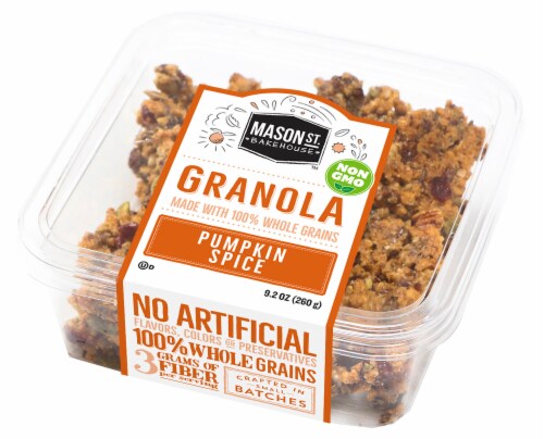 Mason St. Bakehouse Pumpkin Spice Granola Perspective: front