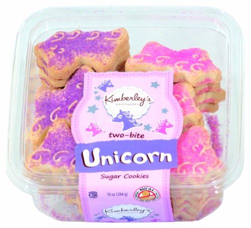 Kimberley's Two-Bite Unicorn Sugar Cookies Perspective: front