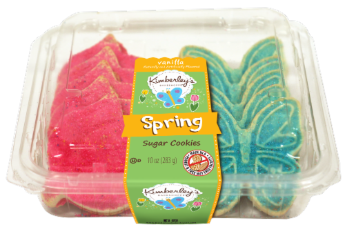 Kimberley's Bakeshoppe™ Spring Bundle Tulip & Butterfly Vanilla Sugar Cookies Perspective: front