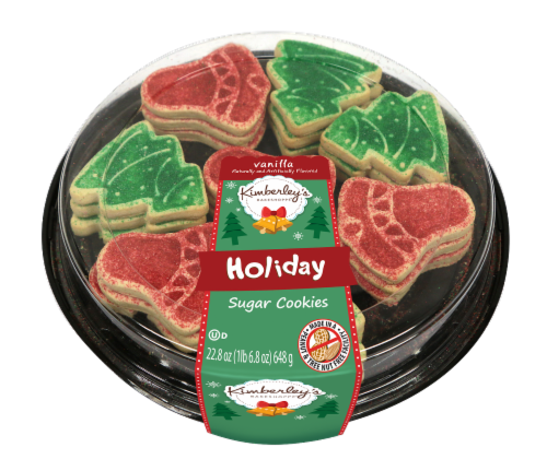 Kimberley's Bakeshoppe Vanilla Holiday Sugar Cookies Perspective: front