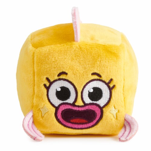 Pinkfong Goldie Song Cube Plush Toy Perspective: front
