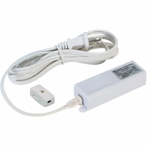 Liteline White Plug In LED Under Cabinet Light Fixture Driver LED