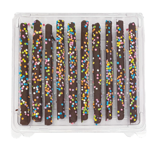 Olivier’s Chocolaty Celebration Candy Confetti Rod Perspective: front
