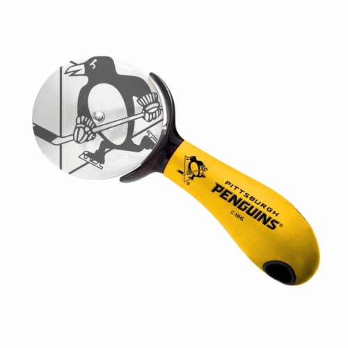 Sports Vault PZNHL34 NHL Pittsburgh Penguins Pizza Cutter Perspective: front