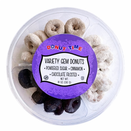 Donut Time Variety Gem Donuts Perspective: front
