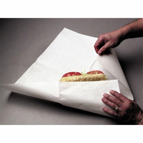 Atlas  14 x 18 in. White Dry Wax Sheets Perspective: front