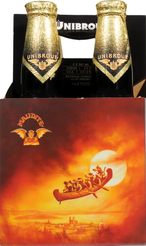 Unibroue Maudite Beer Perspective: front