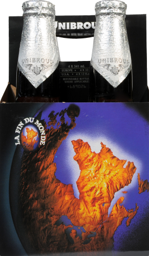 Unibroue La Fin Du Monde Beer Perspective: front