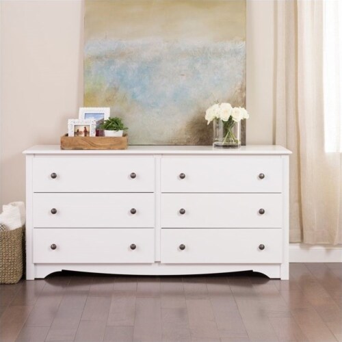 Shaker 6 sales drawer double dresser