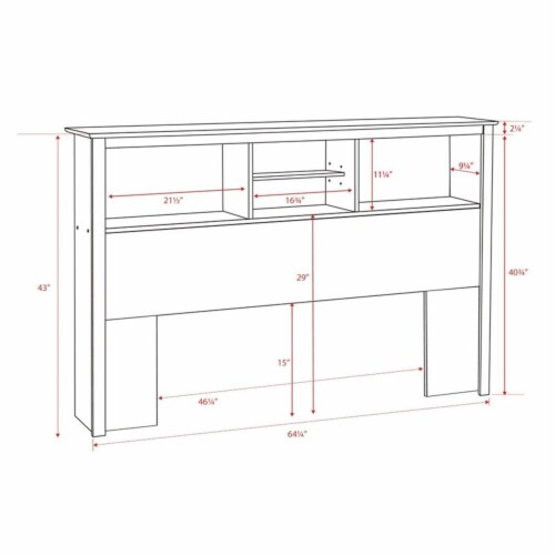 Prepac queen headboard discount