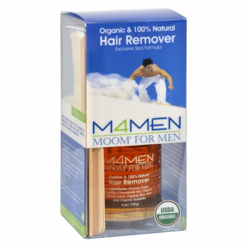 Moom Organic For Men Hair Removal System Kit - 6 oz, 1 - Kroger