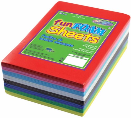 Foam Sheets 4 X6 1.5mm 30/Pkg-Primary Colors, 30/Pkg - Kroger