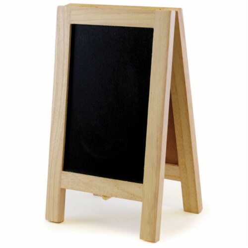 Chalkboard/Cork Easel-4.375 X7.375 Perspective: front