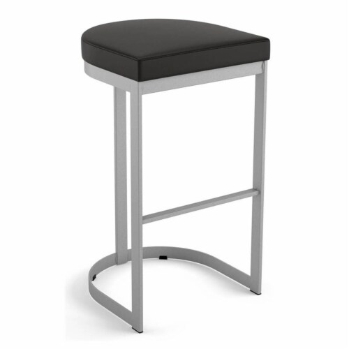 Faux leather and metal bar stool clearance